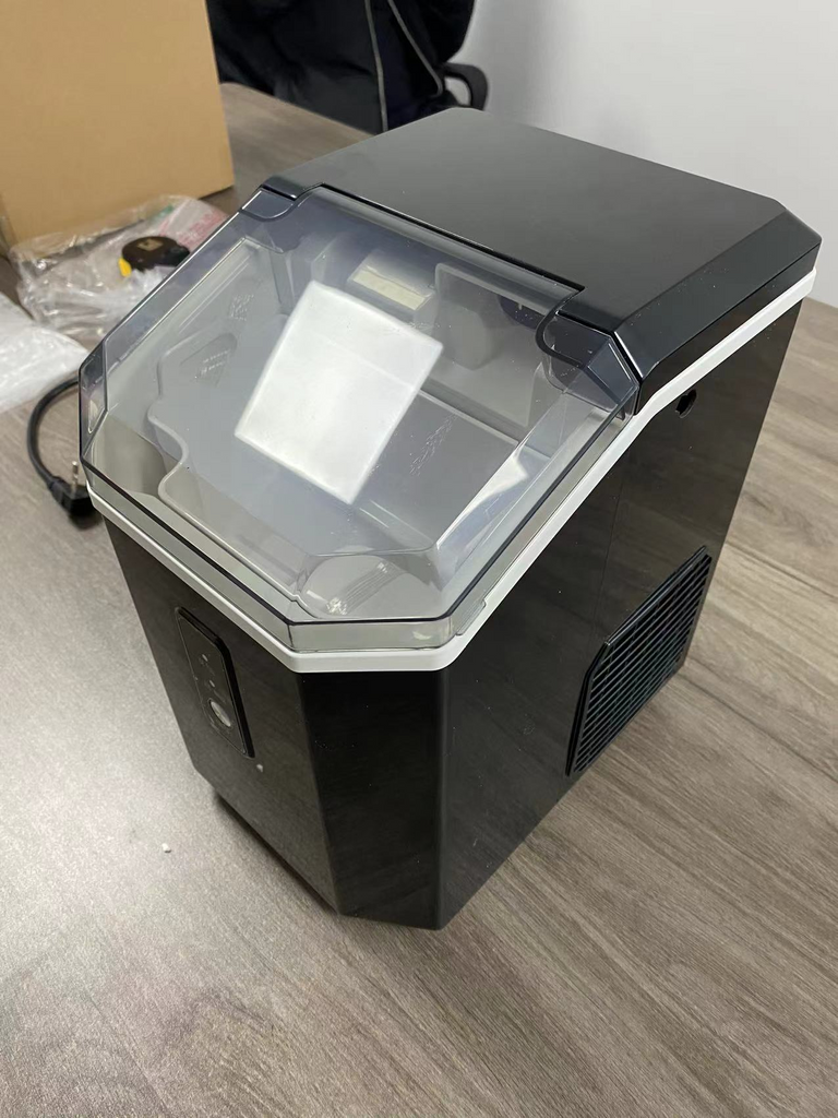 33lbs/24H Nugget Ice Maker Countertop with Handle IM12S Euhomy