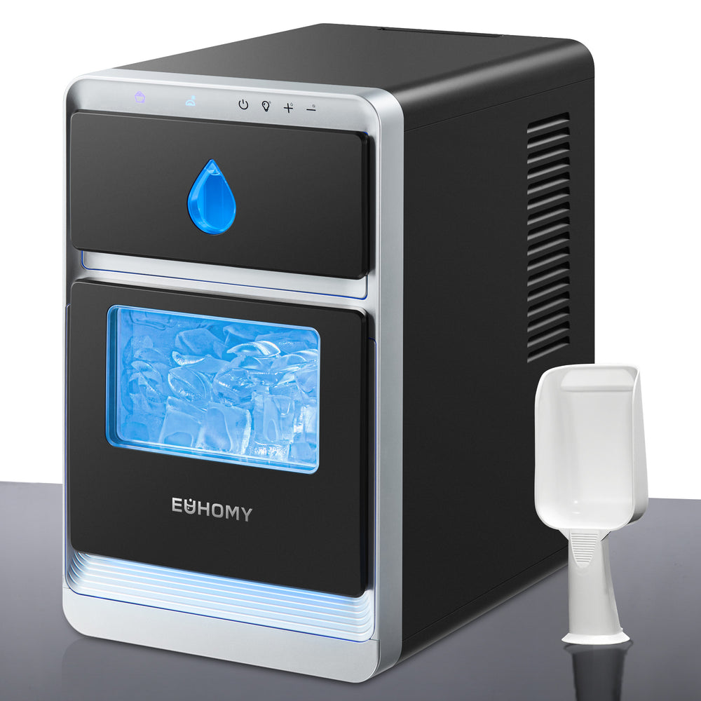 EUHOMY LunaArc™ Countertop Clear Crescent Ice Maker – Sleek Design, Crystal-clear Ice, Premium Performance