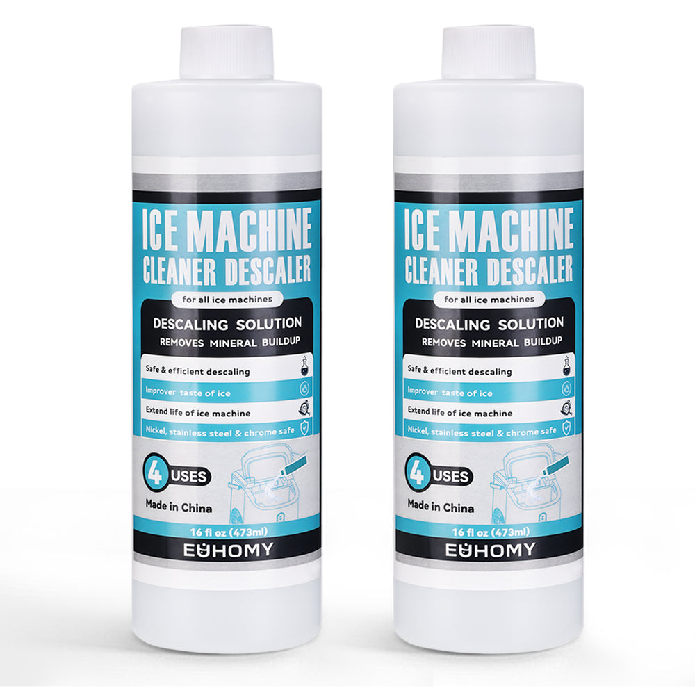 
                      
                        EUHOMY Ice Machine Cleaner Descaler, 16 Fl OZ Ice Maker Cleaner (4 Uses Per Bottle), Ideal Universal Descaling Solution for All Brands Ice Maker
                      
                    