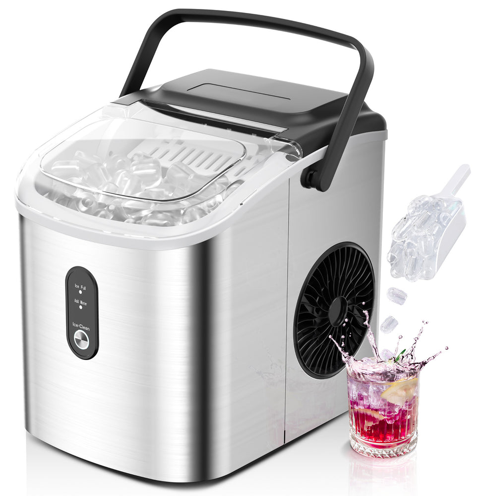 
                      
                        EUHOMY Countertop Ice Maker Machine with Handle 26.3lbs per Day 9 Cubes in 6 Mins - Euhomy
                      
                    