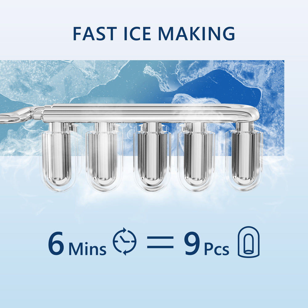 
                      
                        Euhomy Ice Maker Countertop , 26 lbs/24H, Unrivaled Portability - Euhomy
                      
                    