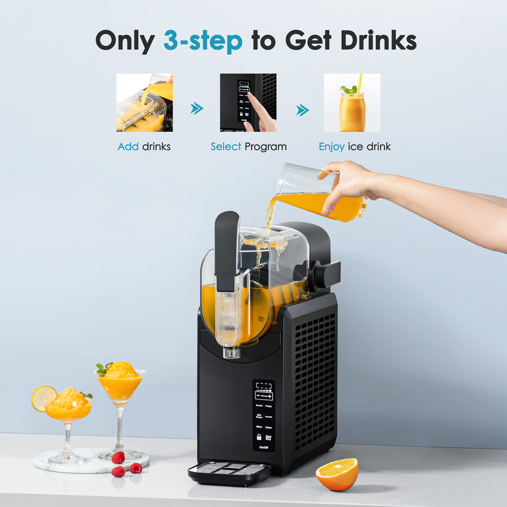 
                      
                        EUHOMY Slushie Machine,No Ice Needed,Slushy Machine for Home with Self-Cleaning
                      
                    