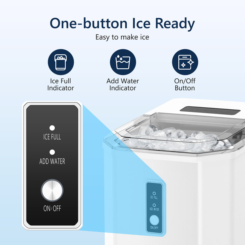 
                      
                        EUHOMY Ice Maker Countertop , 26 lbs/24H, Unrivaled Portability - Euhomy
                      
                    