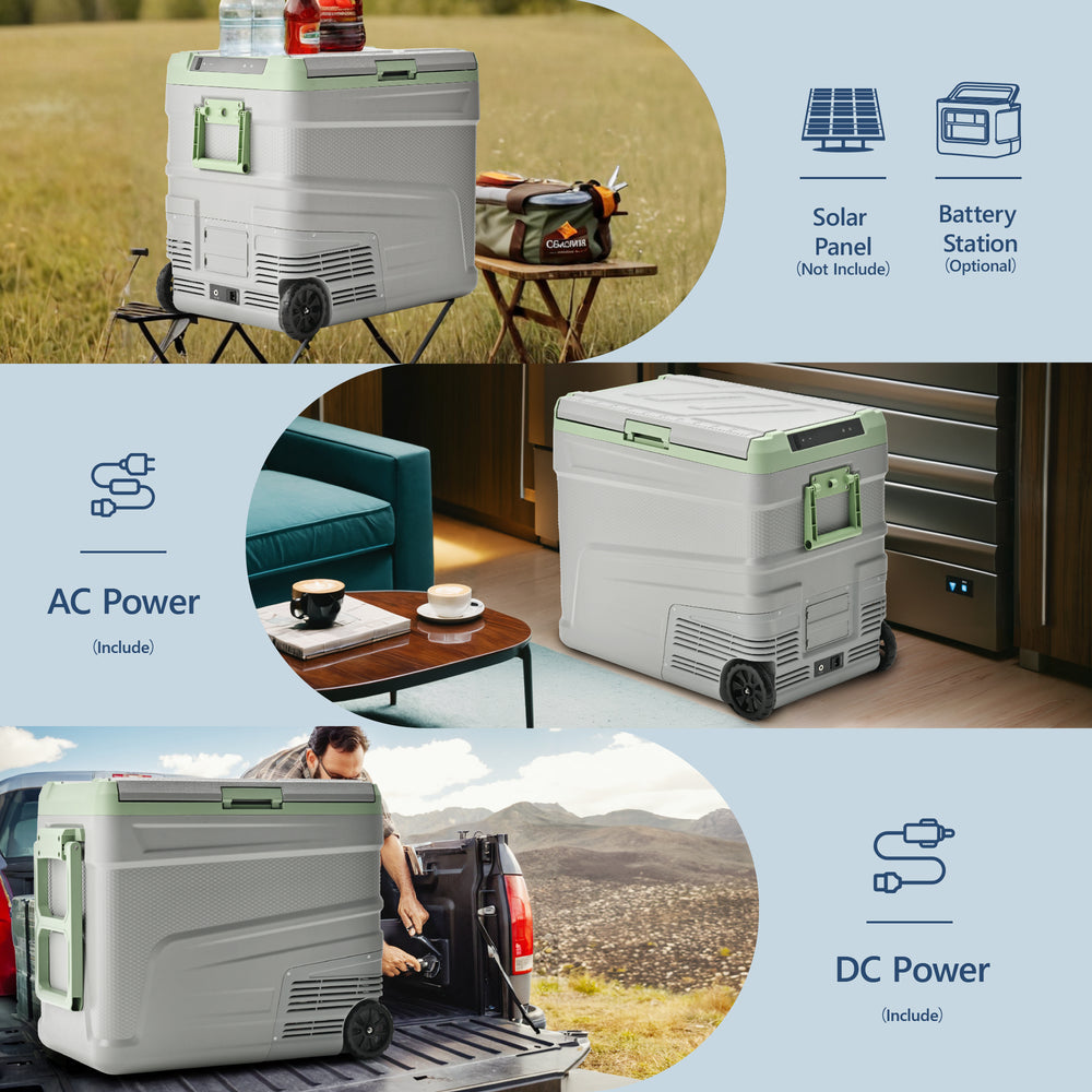 
                      
                        EUHOMY 12 Volt Refrigerator, 48QT(45L) 12V Fridge, Electric Cooler 12/24V DC 110-240V AC, Car Refrigerator -4℉~68℉, Portable Freezer for Camping, Trip, Truck, Home
                      
                    