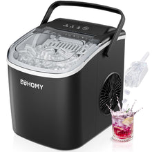 12'' Black Bullet Ice Portable Ice Maker with Handle