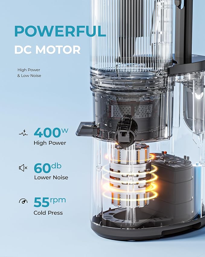 
                      
                        EUHOMY Extra Large Feed Chute Slow Masticating Juicer
                      
                    