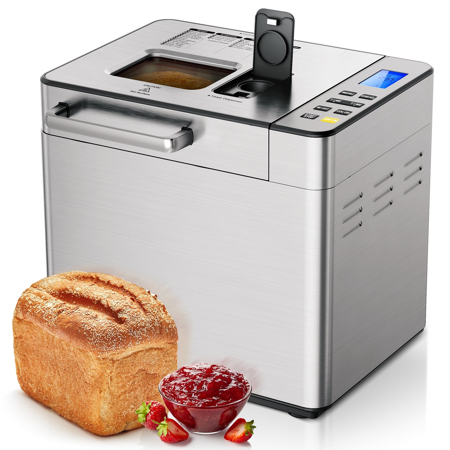 EUHOMY Bread Maker Machine 2LB Bread Maker Ideal for Family Gifts - Euhomy