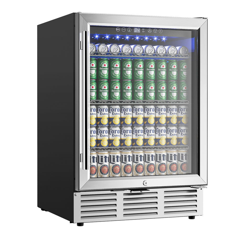 
                      
                        EUHOMY Beverage Refrigerator Under Counter Beer Fridge Large Capacity Wine Cooler - Euhomy
                      
                    