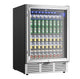 EUHOMY Beverage Refrigerator Under Counter Beer Fridge Large Capacity Wine Cooler