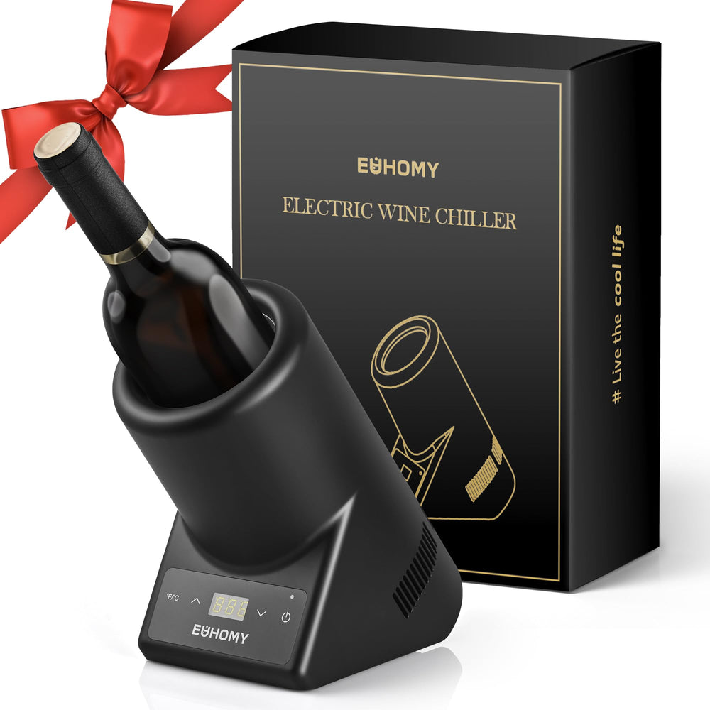 
                      
                        EUHOMY Wine Chiller Electric, Portable Wine Bottle Chiller for 750ml Wine & Champagne
                      
                    