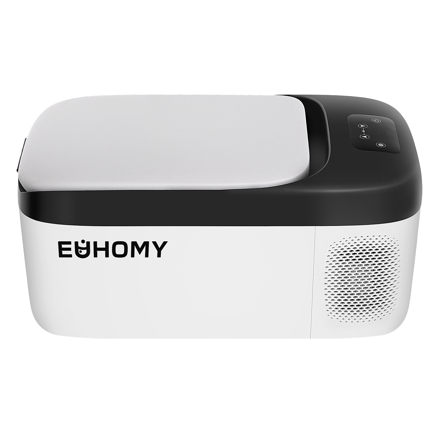 EUHOMY 46L Mini Fridge With Freezer, Reversible Single Door Compact Refrigerator, Adjustable Thermostat, Energy Saving, Mini Fridge For Bedroom, Office, Dorm, Silvery