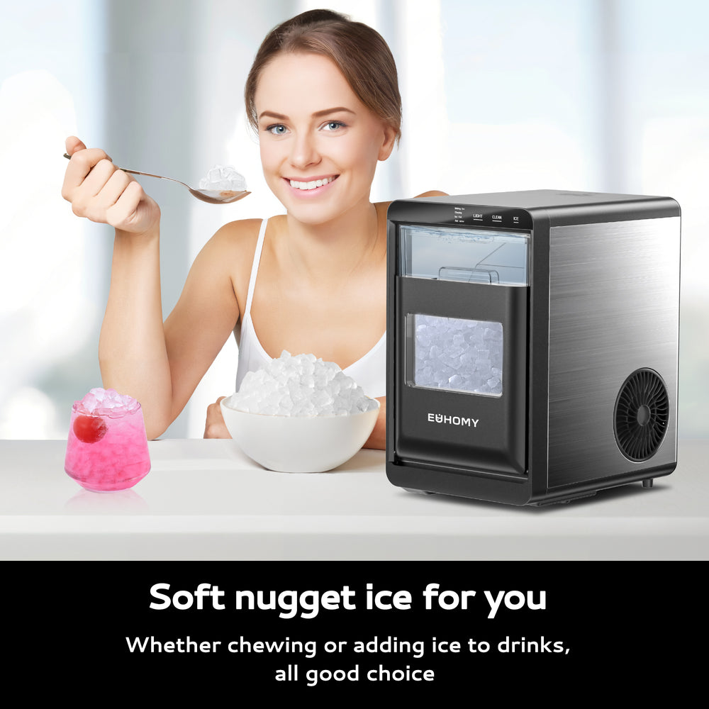 
                      
                        EUHOMY Nugget Ice Maker Countertop, 40Lbs/24H Pebble Ice Maker Machine - Euhomy
                      
                    