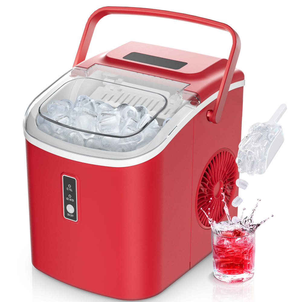 
                      
                        EUHOMY Countertop Ice Maker Machine with Handle Auto-Cleaning Portable Ice Maker with Basket and Scoop - Euhomy
                      
                    