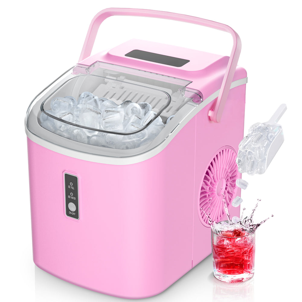 
                      
                        EUHOMY Countertop Ice Maker Machine with Handle Auto-Cleaning Portable Ice Maker with Basket and Scoop - Euhomy
                      
                    