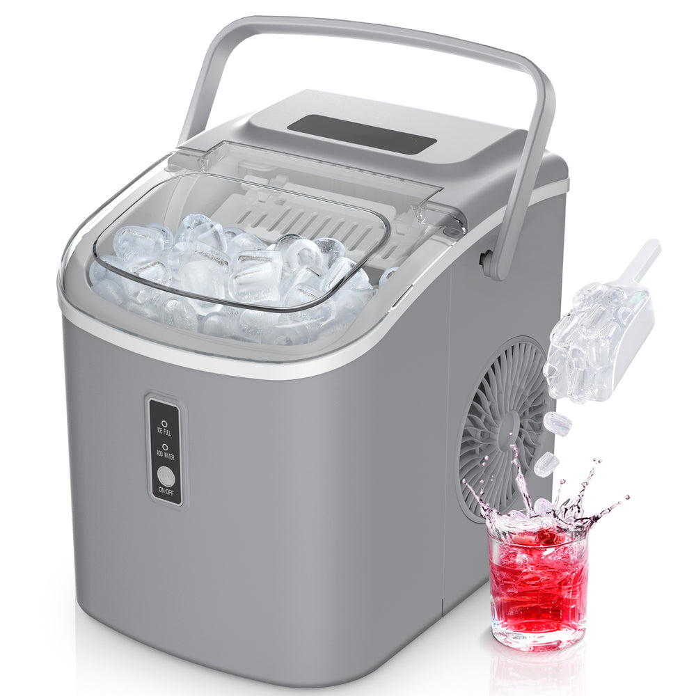 
                      
                        EUHOMY Countertop Ice Maker Machine with Handle Auto-Cleaning Portable Ice Maker with Basket and Scoop - Euhomy
                      
                    