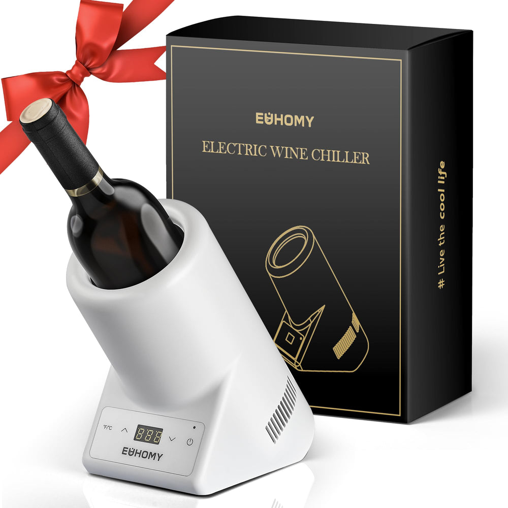 
                      
                        EUHOMY Wine Chiller Electric, Portable Wine Bottle Chiller for 750ml Wine & Champagne
                      
                    