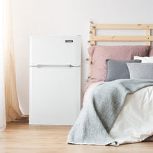 EUHOMY 3.2 Cu.Ft Mini Fridge with Freezer, Single Door Compact  Refrigerator, LED light, Adjustable Thermostat, Mini Refrigerator Energy  Saving, Mini